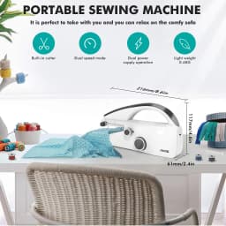 Mini Handheld Sewing Machine, Portable Electric Sewing Machine with Sewing Accessories Portable Sewing Machine Easy to use