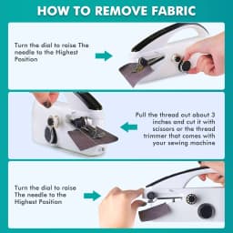 Mini Handheld Sewing Machine, Portable Electric Sewing Machine with Sewing Accessories Portable Sewing Machine Easy to use