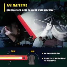 Super Bright Magnetic Work Light Built-in Rechargeable Battery Underhood Work Lamp Bar For Car Repair Outdoor lighting