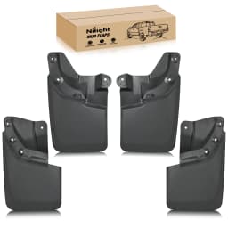 Nilight Mud Flaps for Toyota Tundra 2022 2023 2024 2025 2026, No Drilling Precision Fit Exterior Accessories Heavy-Duty Splash Guards Protection, Front & Rear Set