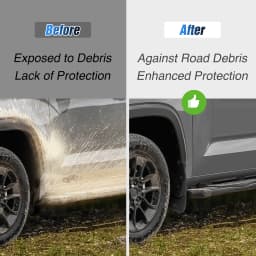 Nilight Mud Flaps for Toyota Tundra 2022 2023 2024 2025 2026, No Drilling Precision Fit Exterior Accessories Heavy-Duty Splash Guards Protection, Front & Rear Set