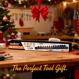 13-Piece E-Torx Socket Set With Storage Rail And Impact Adapters E4-E20
