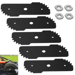 5 Pcs 7-1/2-inch Edge Hog Heavy-Duty Edger Blade Compatible with Black Decker LE750, LE710, LE760 Replace EB-007, High Temperat