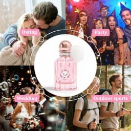 MINlSO Disney Marie Eau De Parfum for Women - Sweet Floral & Fruit Scent with Cute Pom Pom, 1.69 Fl Oz/50ml