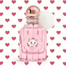 MINlSO Disney Marie Eau De Parfum for Women - Sweet Floral & Fruit Scent with Cute Pom Pom, 1.69 Fl Oz/50ml