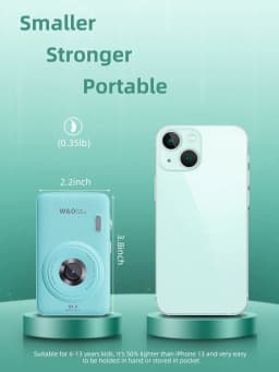 2026 New 48MP 1080P Full HD Digital Camera - 2.4-Inch Portable Auto-Focus Vlogging Camera with 32GB Memory Card & 16X Zoom | USB-C Rechargeable, Built-in Puzzle Game | Compact Travel Camera for Beginners - Budget-Friendly Holiday Gift