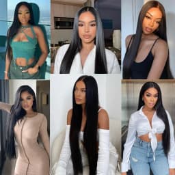 HD Transparent Lace Frontal Wig 13x4 Closure Wig Straight 13x6 Full Frontal Lace Human Hair Wigs For Black Women 40 46 Inches