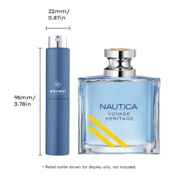 Nautica - Voyage Heritage EDT Travel Spray (5ml), Genuine Fragrance Decant, Not Original Bottle, Sample Size