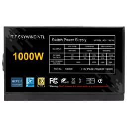 1000W ATX 3.1 PSU | 80 Plus Gold | Full Modular | Zero RPM Low-Noise Fan | PCIe 5.1 Ready | Gaming Power Supply | 105℃ Japanese Capacitors