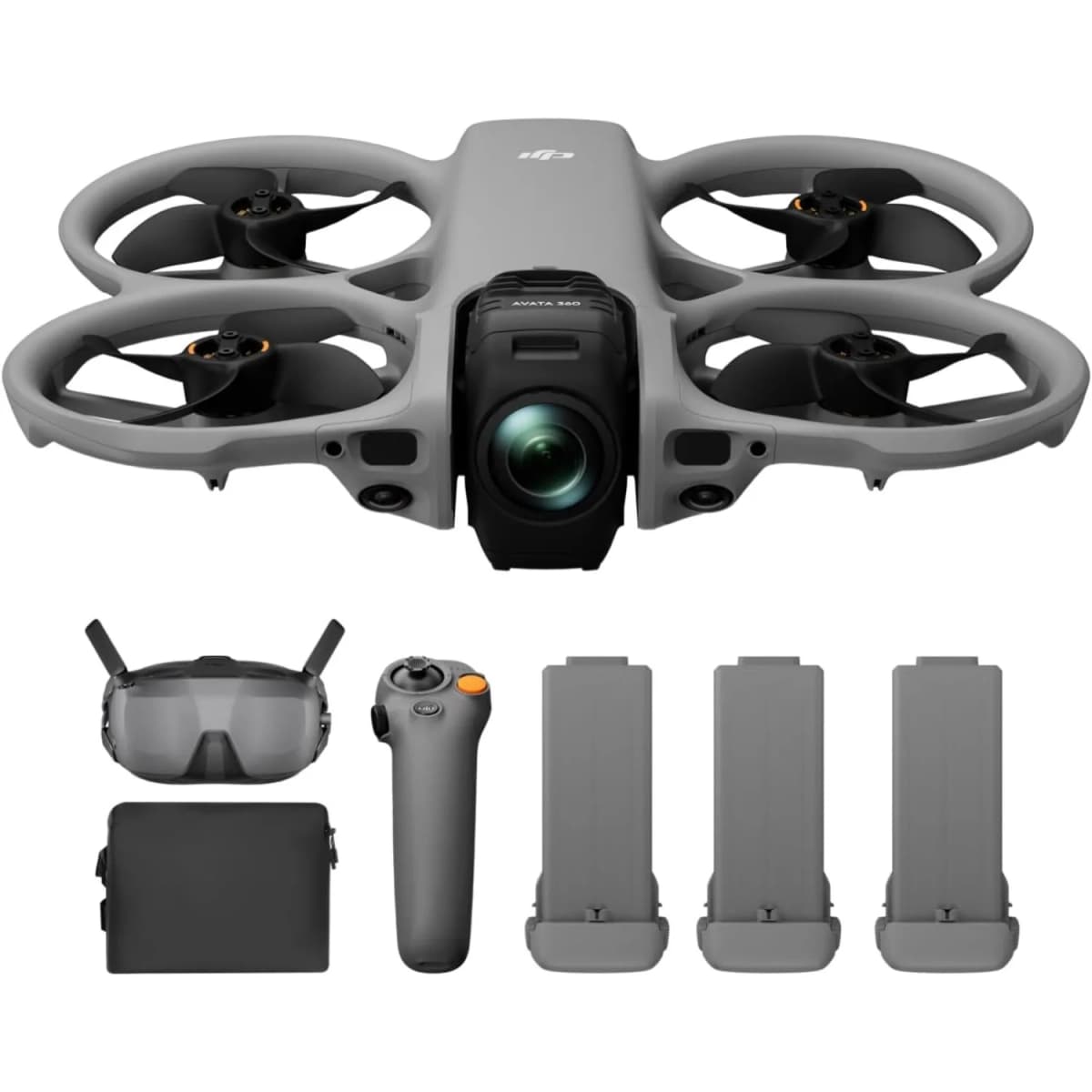 DJI Avata 360 Motion Fly More Combo, 360° Drone With 1-Inch 8K 360° Imaging, 360° Camera Drone With Propeller Guard. Includes Goggles N3 and RC Motion 3 for Intuitive Motion Control and Easy ACRO