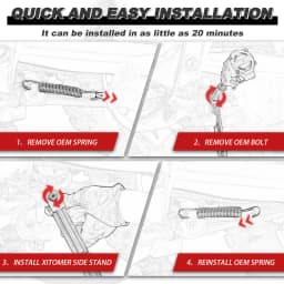 Motorcycle Adjustable Kickstand Side Stand M1000RR 2020-2025 S1000RR 2018-2025 M1000R 2022-2025 S1000R 2021-2024 2025 For BMW