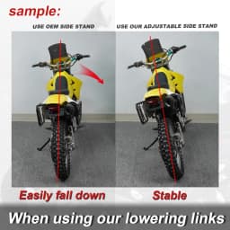 Motorcycle Adjustable Kickstand Side Stand M1000RR 2020-2025 S1000RR 2018-2025 M1000R 2022-2025 S1000R 2021-2024 2025 For BMW