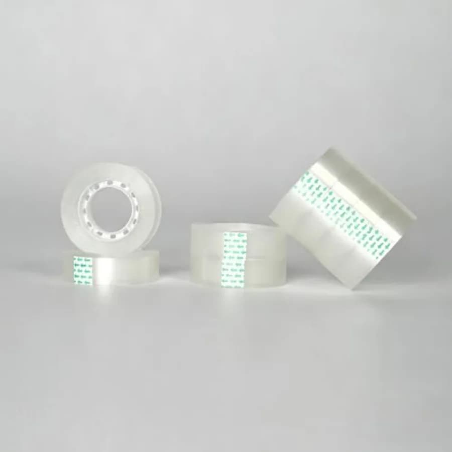 8 Rolls Transparent Tape for Office Home School Christmas Crafts Gift Packaging Invisible Tape Replacement Core