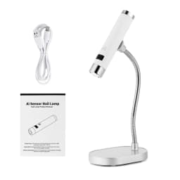 Wireless Rechargeable UV LED Nail Lamp Flexible Hose Auto Touch Sensor Dual Mode Handheld Desktop Gel Nail Curing Dryer UV LED Light Pen Portable Nail Art Salon Tool