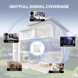 1PCS New Upgraded WIFI Wireless Signal Booster Range Repeater 300Mbps 2.4GHz Stable Wall-Penetrating Network Coverage Mini WiFi Amplifier Signal Extender With Repeater AP Mode Ethernet Port