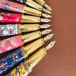 1Pc Fountain Pen + 50Pcs Ink Cartridges, 0.5mm Nib, Built-In Converter, High-End Quality, Exquisite Craftsmanship, Ceramic Pen Body, Ceramic Enamel Color, Iridium Pen Clip, Suitable for Students, Holiday Gifts, Back-To-School Season, Birthday Gifts, Christmas, Father's Day, Mother's Day, Teacher's Day, Thanksgiving, Daily Writing, Signature, Calligraphy