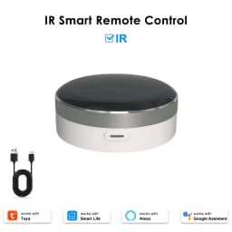 YFK Tuya WiFi Universal IR Remote Controller Smart Infrared Hub Voice Control Alexa Google Home APP Remote Control TV Air Conditioner Fan All IR Household Appliances Smart Home Automation