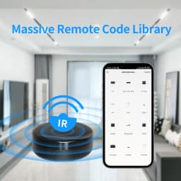 YFK Tuya WiFi Universal IR Remote Controller Smart Infrared Hub Voice Control Alexa Google Home APP Remote Control TV Air Conditioner Fan All IR Household Appliances Smart Home Automation
