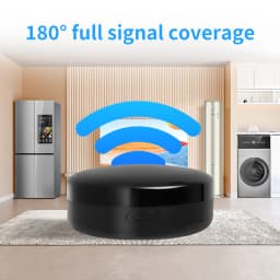 YFK Tuya WiFi Universal IR Remote Controller Smart Infrared Hub Voice Control Alexa Google Home APP Remote Control TV Air Conditioner Fan All IR Household Appliances Smart Home Automation
