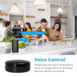 YFK Tuya WiFi Universal IR Remote Controller Smart Infrared Hub Voice Control Alexa Google Home APP Remote Control TV Air Conditioner Fan All IR Household Appliances Smart Home Automation
