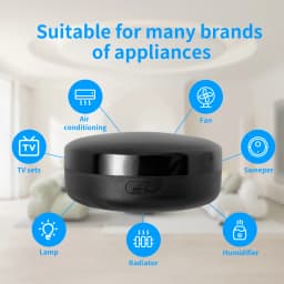 YFK Tuya WiFi Universal IR Remote Controller Smart Infrared Hub Voice Control Alexa Google Home APP Remote Control TV Air Conditioner Fan All IR Household Appliances Smart Home Automation