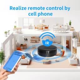 YFK Tuya WiFi Universal IR Remote Controller Smart Infrared Hub Voice Control Alexa Google Home APP Remote Control TV Air Conditioner Fan All IR Household Appliances Smart Home Automation