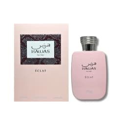 Rasasi Hawas Eclat Eau de Parfum Spray for Women – Radiant Floral Fruity & Soft Musky Scent, Long-Lasting Fragrance, Perfect Gift, 3.4 fl oz / 100 ml