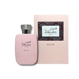 Rasasi Hawas Eclat Eau de Parfum Spray for Women – Radiant Floral Fruity & Soft Musky Scent, Long-Lasting Fragrance, Perfect Gift, 3.4 fl oz / 100 ml