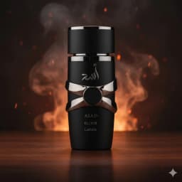 Lattafa Asad Elixir Eau De Parfum 3.4 Oz / 100ml – Pink Pepper, Saffron, Tobacco, Patchouli & Amber Warm Spicy Woody Cologne For Men, Long-Lasting Fragrance | Cologne Men, Cologne