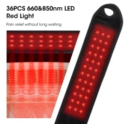 Electric Red Light Wrap Hand Wrist 660nm 850nm Heated Vibration Massager Cordless 3 Heat Knee Belt Hand Pad