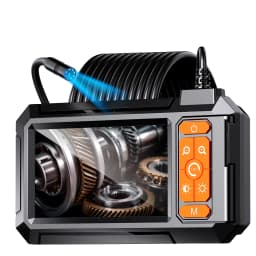 Industrial Endoscope Camera 8mm HD1080P 4.3inch IPS Screen 1080P Pipe Inspection Camera for Car Repair IP67 Waterproof 8 LEDS