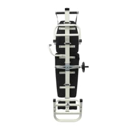59.06-74.8in Long Back Stretch Bench,Adjustable Multifunctional Neck Stretcher Cervical Stretch Device, Handwheel Control Cervical Lumbar Traction Bed for Wellness Centers