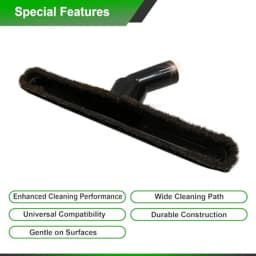 Selgo Universal ¼ Inch 32mm Black Vacuum Cleaner Floor 0" Wide