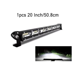 Ultra-thin 20''25'' inch Single Row Led Light Bar Car IP67 Water Proof,12V 24V Led Fog Lamp Led Work Light Car 4x4 Off-road Light For Jeep Truck Trailer