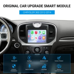 Wireless CarPlay Android Auto Retrofit Kit Decoder Box for 2012-2014 Chrysler 300 Series CarPlay & Android Auto Retrofit Kit