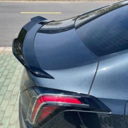 Car Rear Wing Bumper Tail Wing Gloss Black Style For Cadillac CT4 V 2020-2025 High Kick Duckbill Trunk Spoiler Car Trunk Spoiler