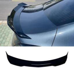 Car Rear Wing Bumper Tail Wing Gloss Black Style For Cadillac CT4 V 2020-2025 High Kick Duckbill Trunk Spoiler Car Trunk Spoiler