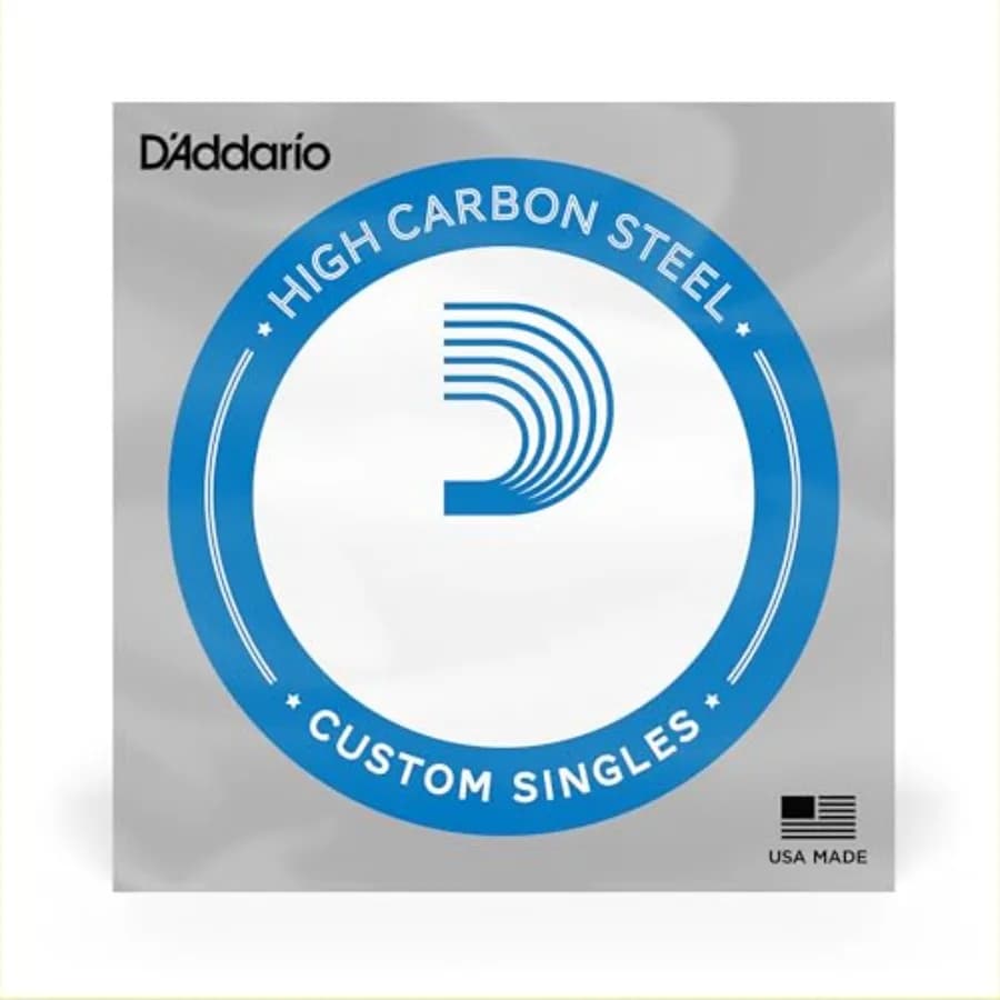 Addario Guitar Strings - PL0155 Plain Steel Guitar Single String, .0155
