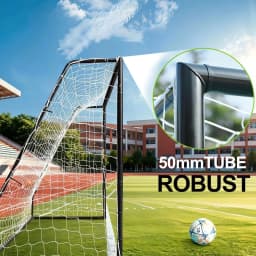 Soccer Goal 6 To 12 Ft Portable Backyard Soccer Goal With Net And Ground Stakes