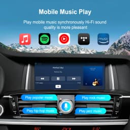 Wireless CarPlay Android Auto Retrofit Kit CarPlay Interface for BMW CIC System, Screen Upgrade Decoder Box for BMW CIC System