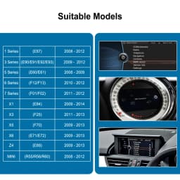 Wireless CarPlay Android Auto Retrofit Kit CarPlay Interface for BMW CIC System, Screen Upgrade Decoder Box for BMW CIC System