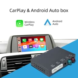Wireless CarPlay Android Auto Retrofit Kit CarPlay Interface for BMW CIC System, Screen Upgrade Decoder Box for BMW CIC System