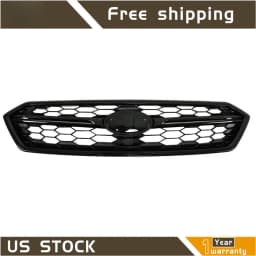 Front Center Grille Honeycom Grill For SUBARU WRX STI Style 2018 2019-2021