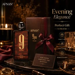 AFNAN 9PM Elixir Perfume 100ml 3.4Oz Parfum Intense for Unisex Long Lasting Arabian Fragrance Spray Vanilla Amber Leather Lavender Spicy Woody Scent Daily Wear Gift