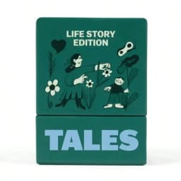 TALES Conversation Starter Cards Set-Family Edition Couples' Edition Life Story Special Edition- Game Night, Road Trips, Dinner Table, Getting To Know You