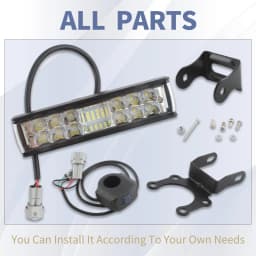 Electric Dirt Bike LED Headlight For Surron Light Bee X S Dirt Pit Bike Enduro Motocross Spotlight Refit Accessories