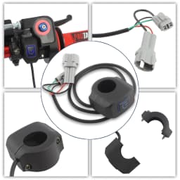 Electric Dirt Bike LED Headlight For Surron Light Bee X S Dirt Pit Bike Enduro Motocross Spotlight Refit Accessories