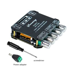 YS-MT21 2.1 Channel Audio Amplifier Board 200W Stereo Subwoofer Module With AUX Input, Treble Bass EQ For DIY Speaker System