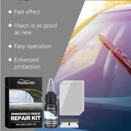 US EU Local Warehouse Car Windshield Crack Repair Kit, Nano Resin Liquid for Quick Fix Chips & Cracks, Restore Clear View, DIY Auto Glass Repair Set for Front Windshield Minor Damage Restoration
