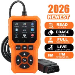 V529 Professional OBD2 Scanner, a Car Fault Code Reader Diagnostic Tool That Supports OBD II Protocols Since 1996, Supports Reading and Clearing Fault Codes, Does Not Require Battery Power